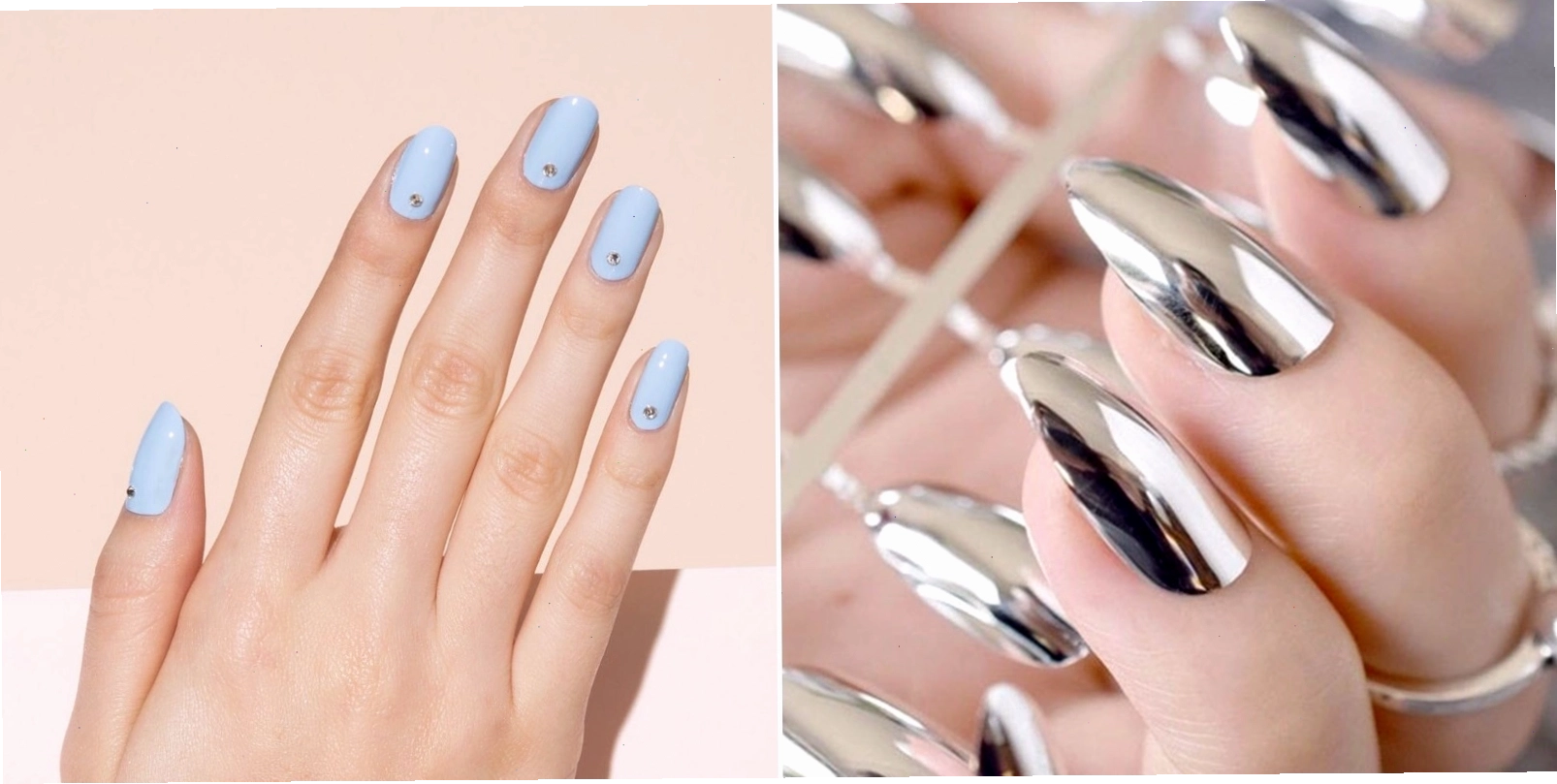 Mẫu nail đẹp kết hợp phụ kiện đính nơ nhỏ xinh