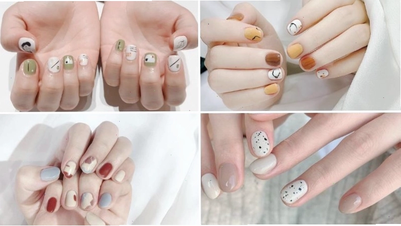 Mẫu nail đơn giản cho móng tay ngắn thêm phần thu hút