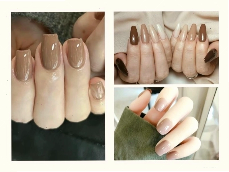 Mẫu nail màu đen huyền bí kết hợp họa tiết đơn giản