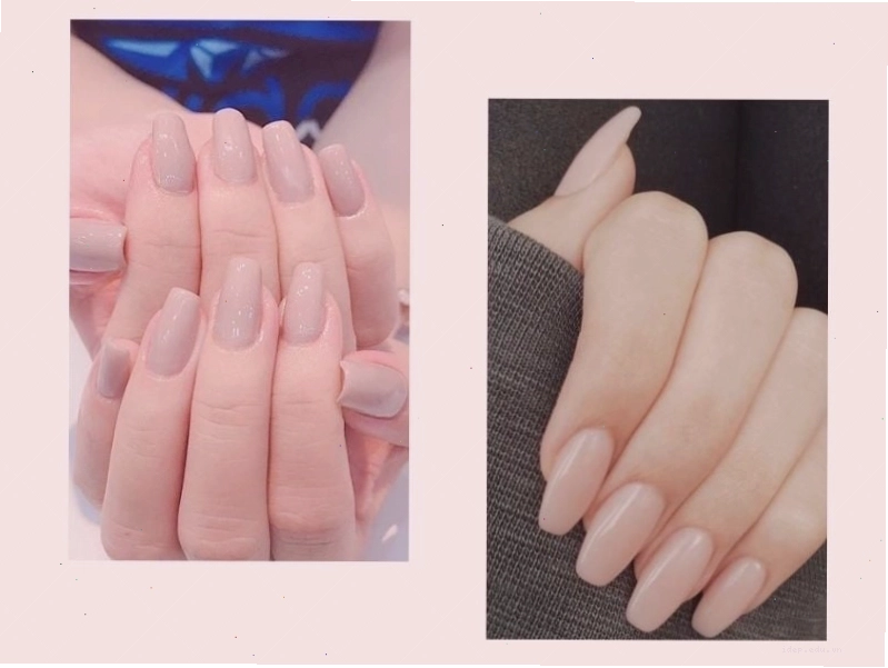 Mẫu nail màu nude tự nhiên và cuốn hút