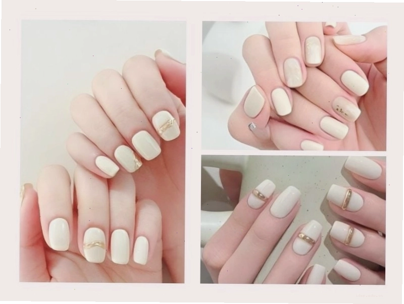 Mẫu nail màu trắng sữa tạo vẻ tinh khôi và sang trọng