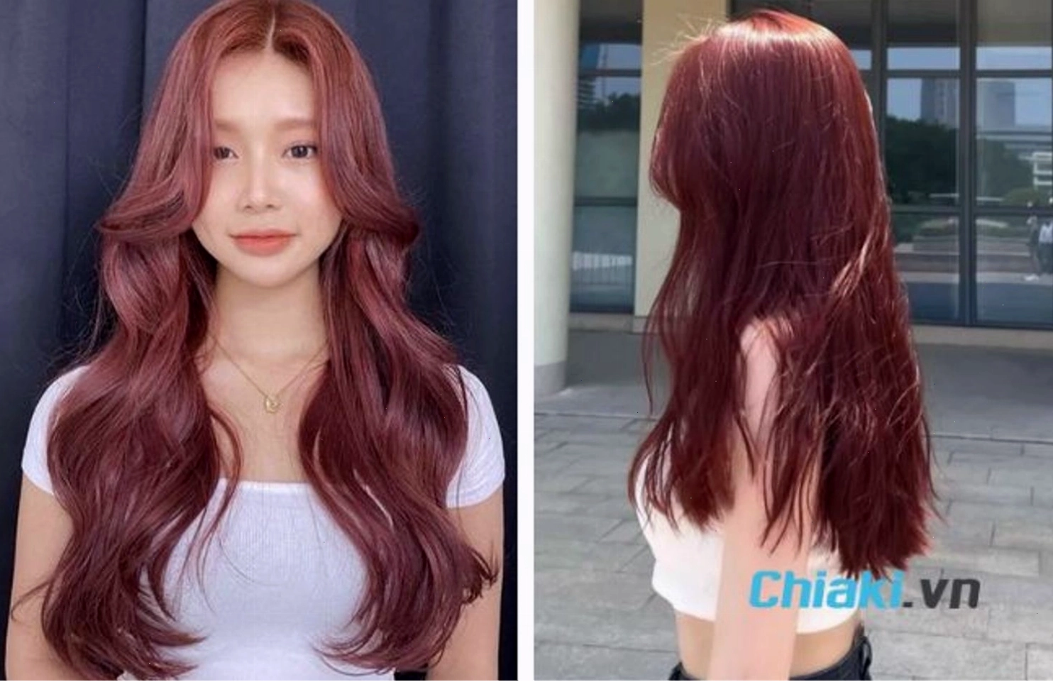 Màu tóc nâu đỏ là sự kết hợp hài hòa giữa nâu và đỏ