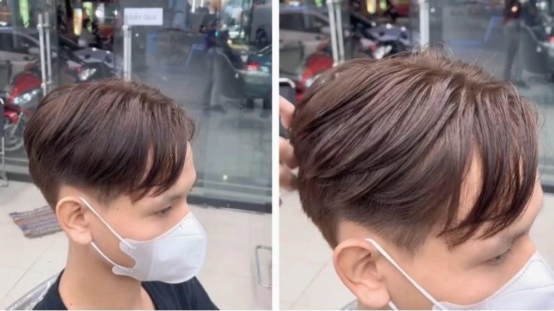 Màu tóc nâu nhạt cho nam thêm phần thanh lịch