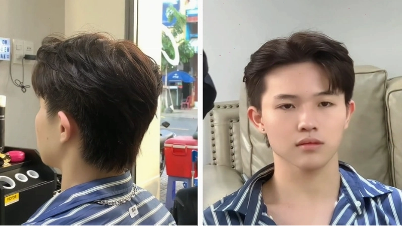 Màu tóc nâu trầm nam tính và lịch lãm