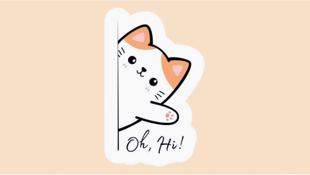 Mèo Chibi dễ thương đang chơi đùa với bóng