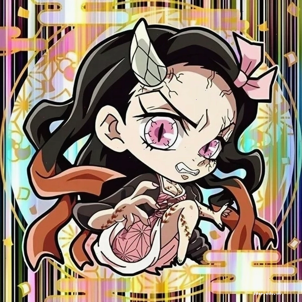 Nezuko cute anime với phong thái tự tin
