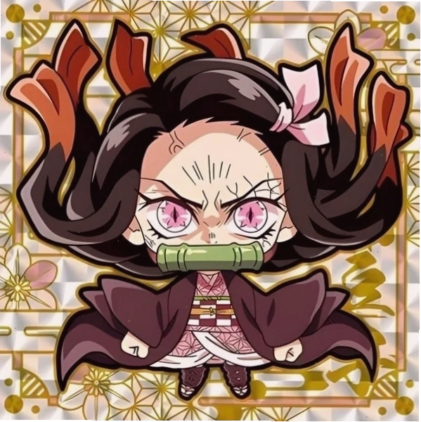 Nezuko cute anime wallpaper với phong cách ngầu