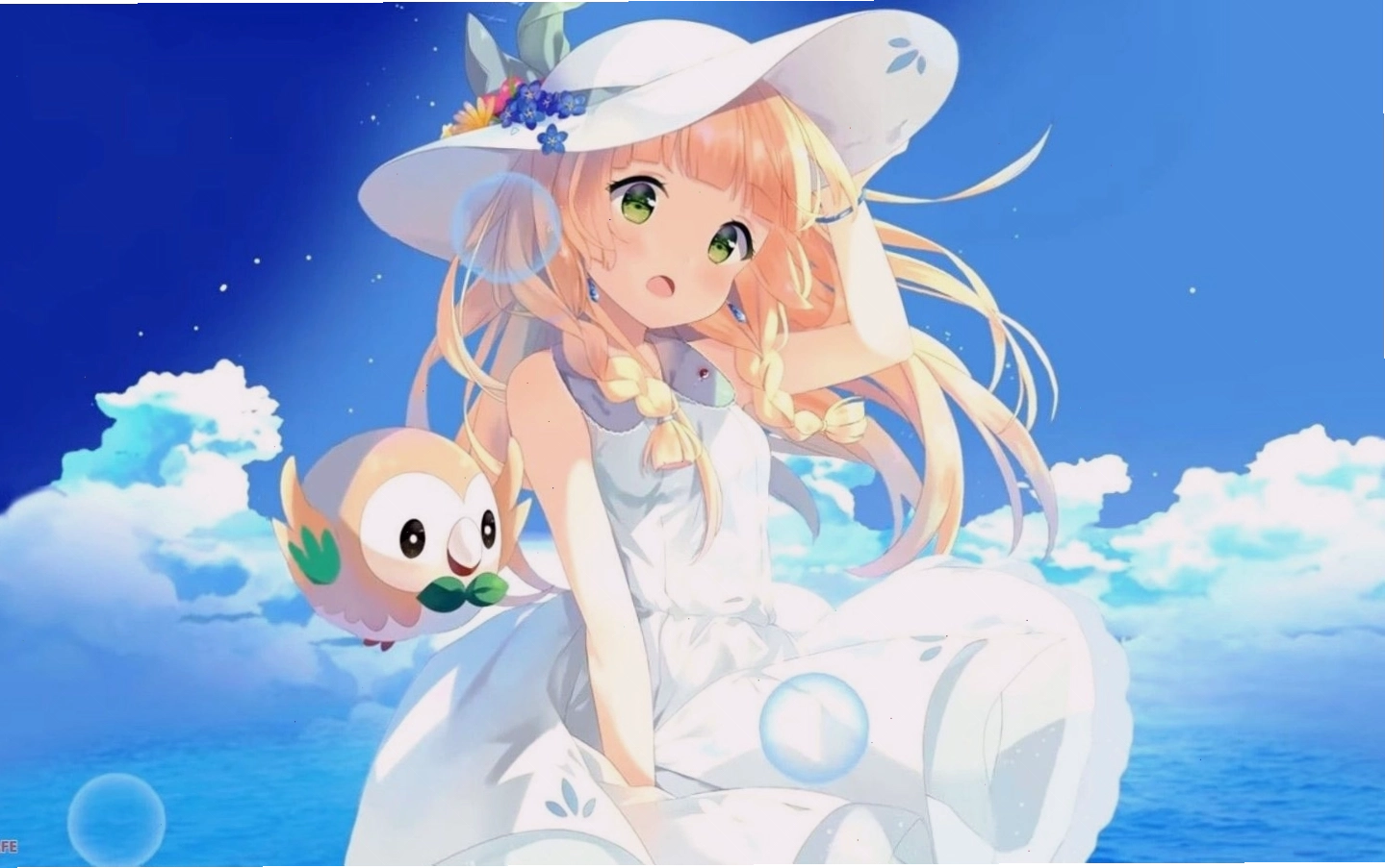Nhân vật anime nữ đáng yêu với biểu cảm ngộ nghĩnh