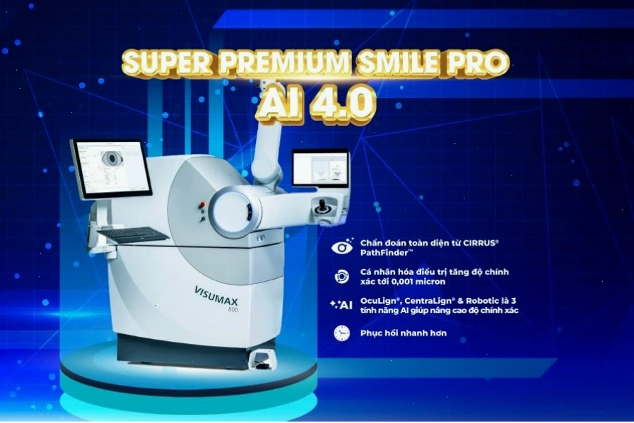 Phẫu thuật Super Premium Smile Pro AI 4.0 ứng dụng công nghệ trí tuệ nhân tạo