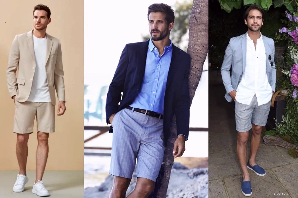 Phối áo blazer với quần short tạo phong cách trẻ trung, cá tính