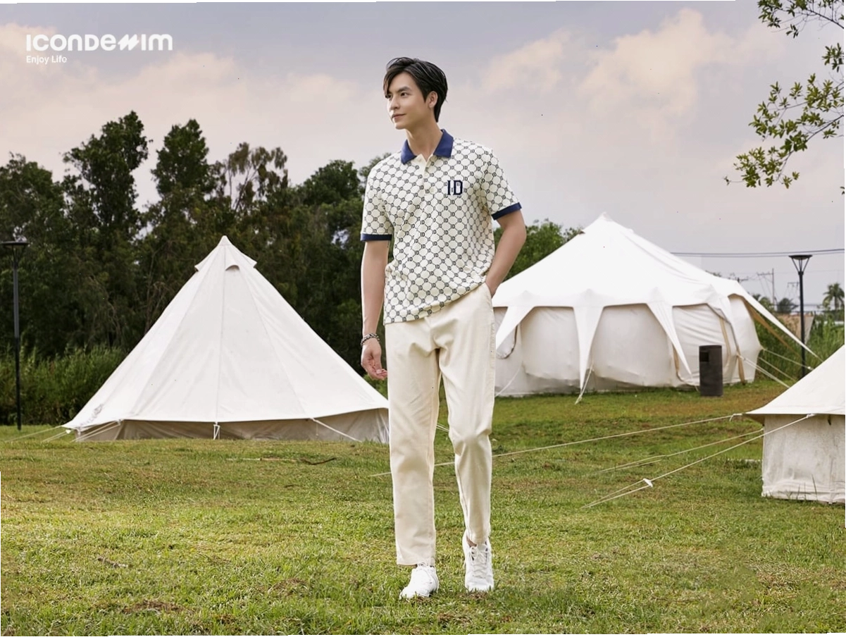 Phối áo polo nam với quần Chinos