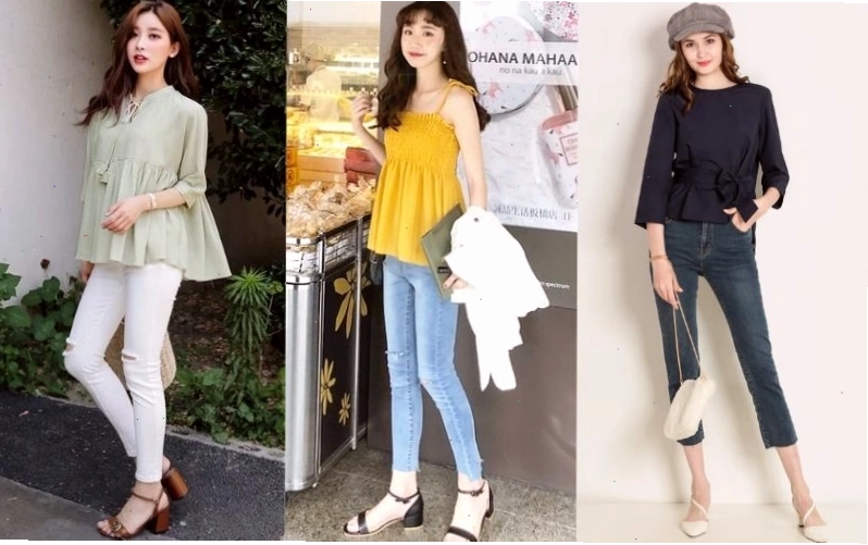 Phối đồ với áo baby doll siêu cute và hợp thời trang