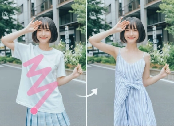 Phòng thay đồ ảo với công cụ ghép tóc AI