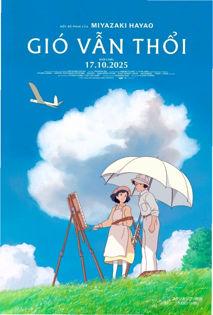 Poster chính thức của phim hoạt hình Gió Nổi