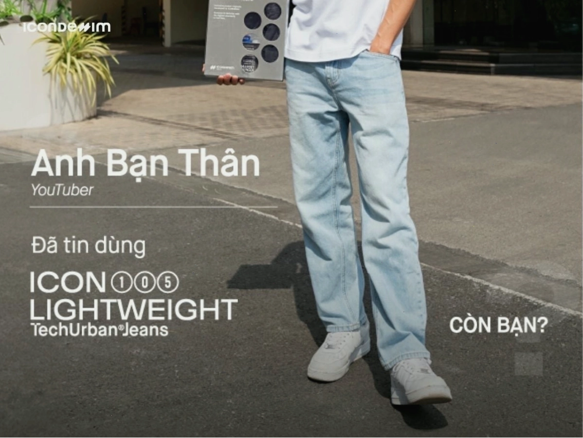 Quần Jeans ống rộng được nhiều nam giới yêu thích lựa chọn về sự thoải mái và phong cách