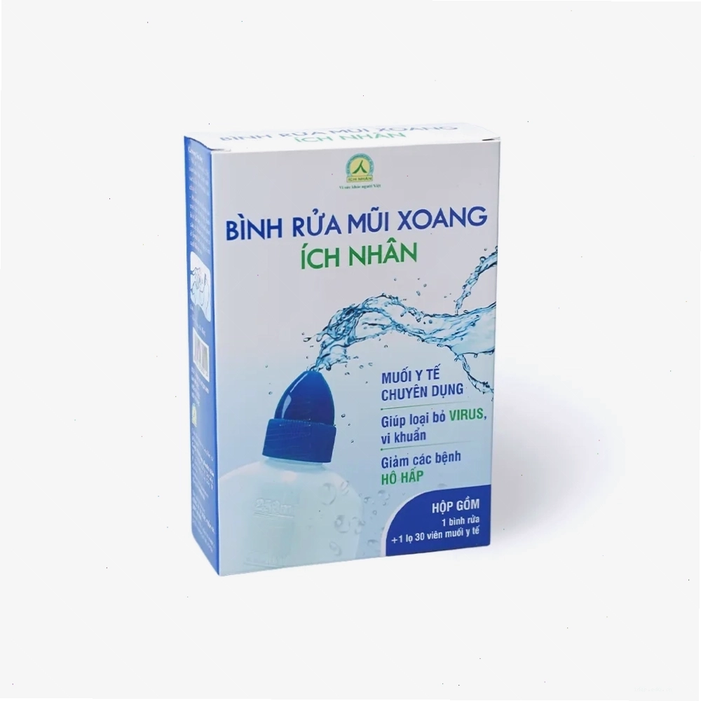 Quy trình sử dụng bình rửa mũi chi tiết