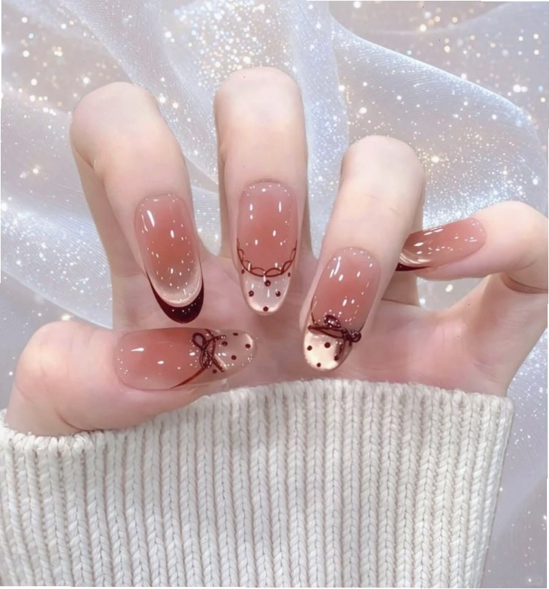 Sơn nhám cho nail Tết