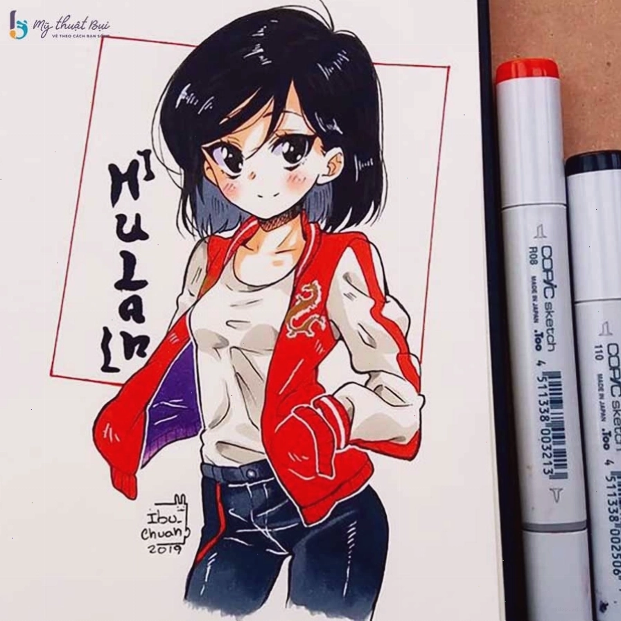 Tác phẩm nghệ thuật anime vẽ đẹp với phong cách độc đáo