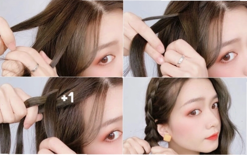 Tết tóc 2 bên kiểu Pháp độc đáo và mới lạ