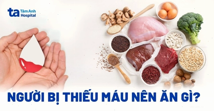 Thực phẩm tốt cho người thiếu máu