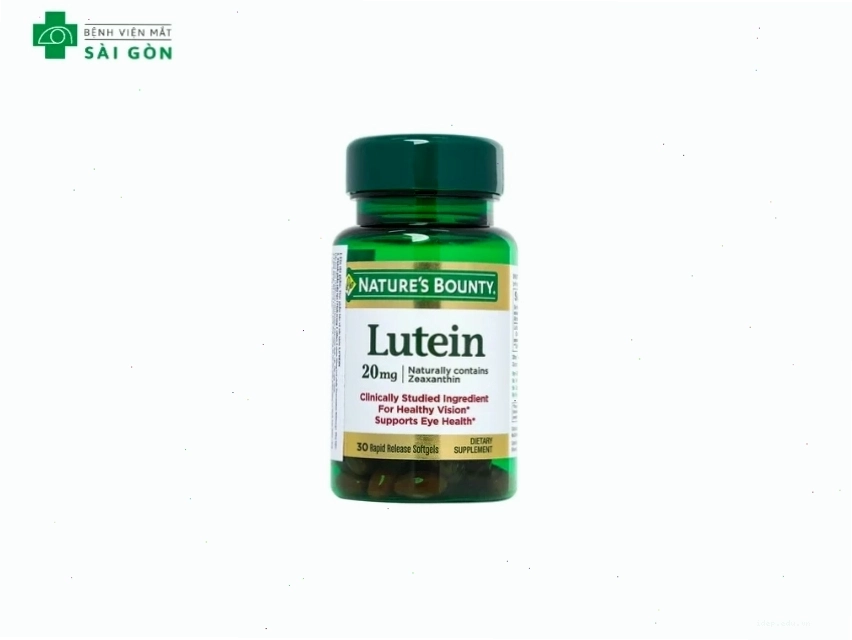 Thuốc bổ mắt Lutein Nature’s Bounty với thành phần Lutein và Zeaxanthin