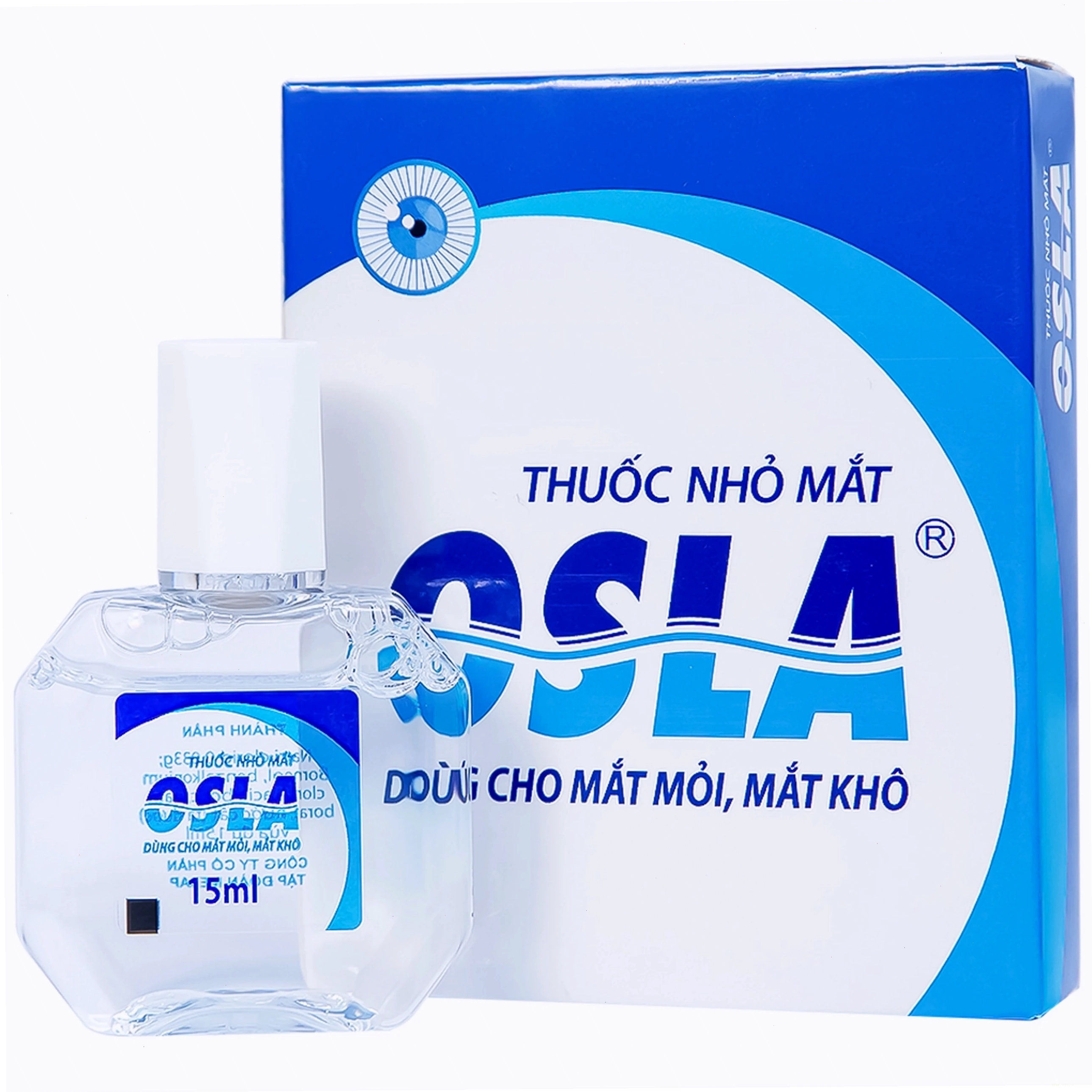 Thuốc nhỏ mắt OSLA Merap giúp cải thiện các triệu chứng như khô mắt, mỏi mắt, ngứa mắt, kích ứng mắt và ghèn rỉ mắt (15ml) 1