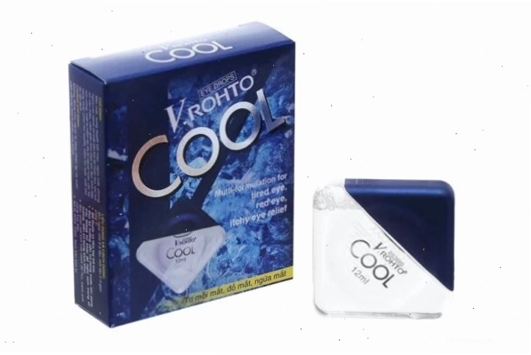 Thuốc nhỏ mắt V.Rohto Cool 12ml giúp làm dịu đôi mắt mệt mỏi