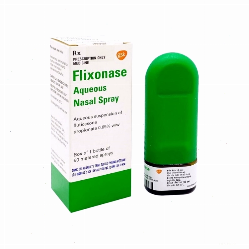 Thuốc xịt mũi Flixonase dạng corticoid giúp giảm viêm hiệu quả