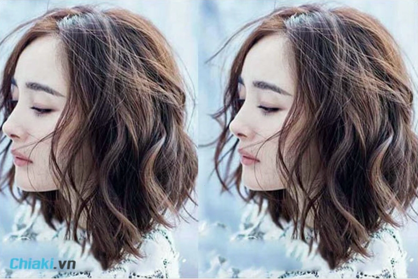 Tóc bob lượn sóng thanh lịch cho tóc mỏng