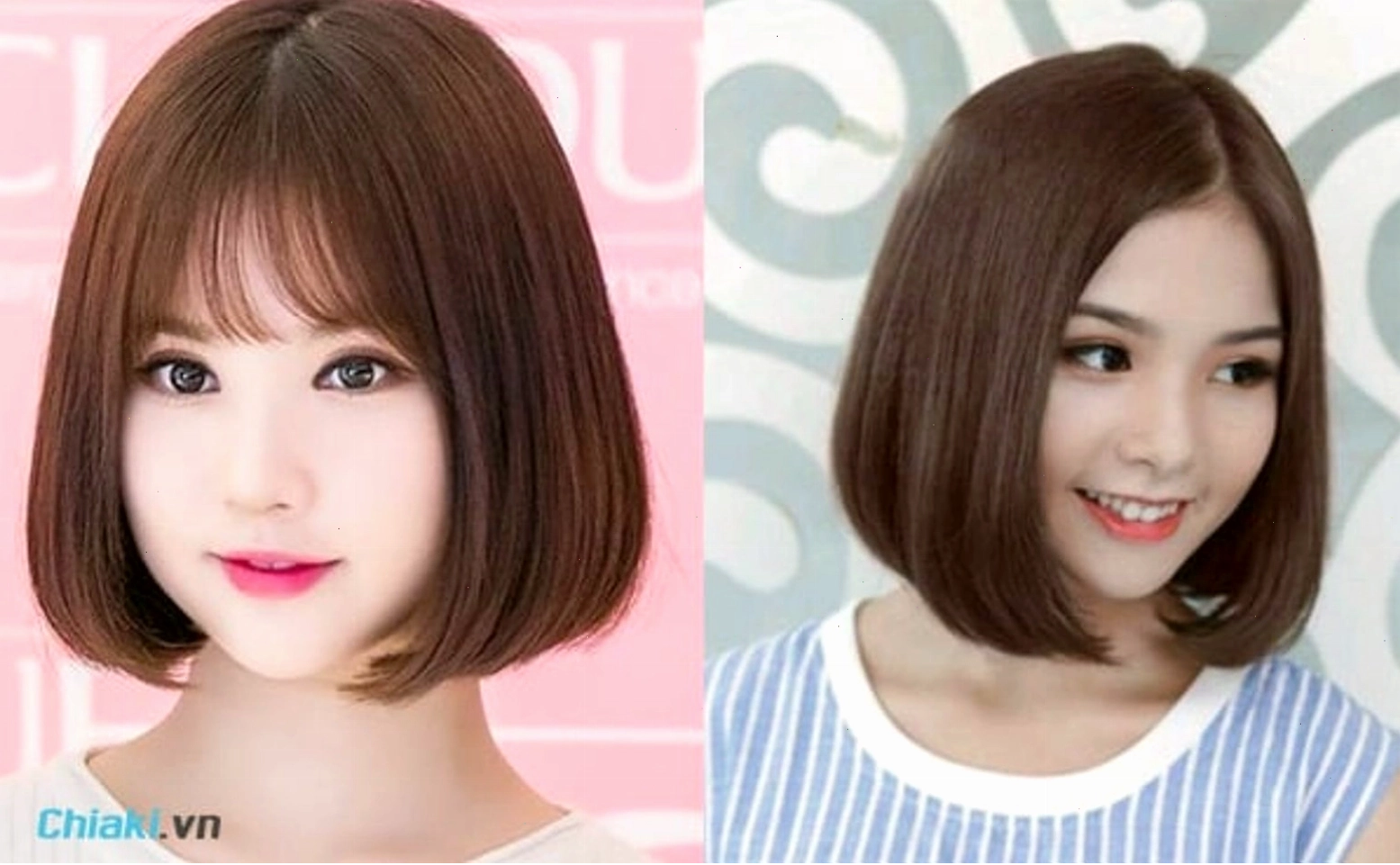 Tóc bob ngắn nữ cụp chữ C trẻ trung và sành điệu