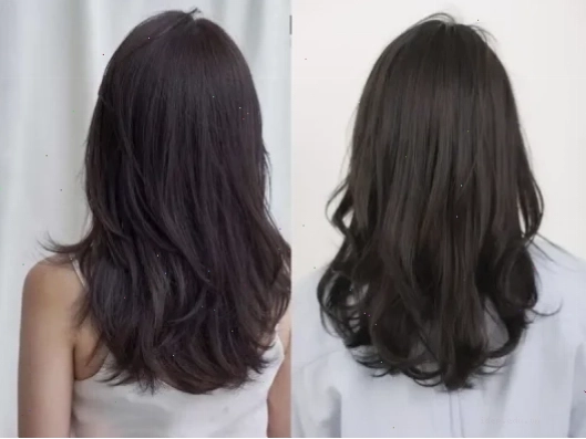 Tóc chiếc lá nhọn ôm sát khuôn mặt