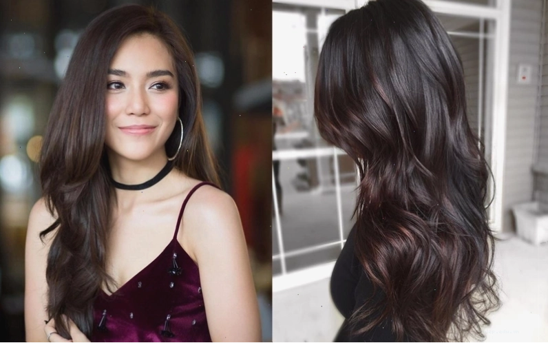 Tóc màu nâu đen tự nhiên và thanh lịch