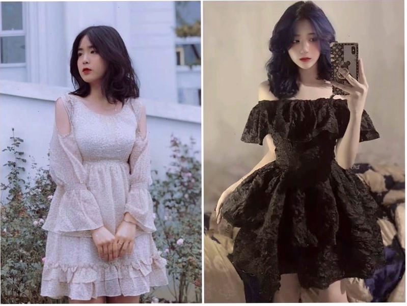 Tóc ngắn duỗi đẹp với gam màu nâu hạt dẻ thời thượng