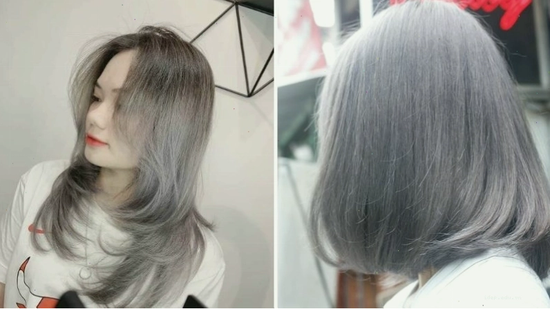Tóc nhuộm màu xám khói bí ẩn và cá tính
