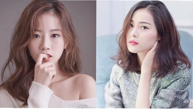 Tóc xoăn ngang vai tự nhiên với lọn tóc buông lơi tôn lên đường nét khuôn mặt