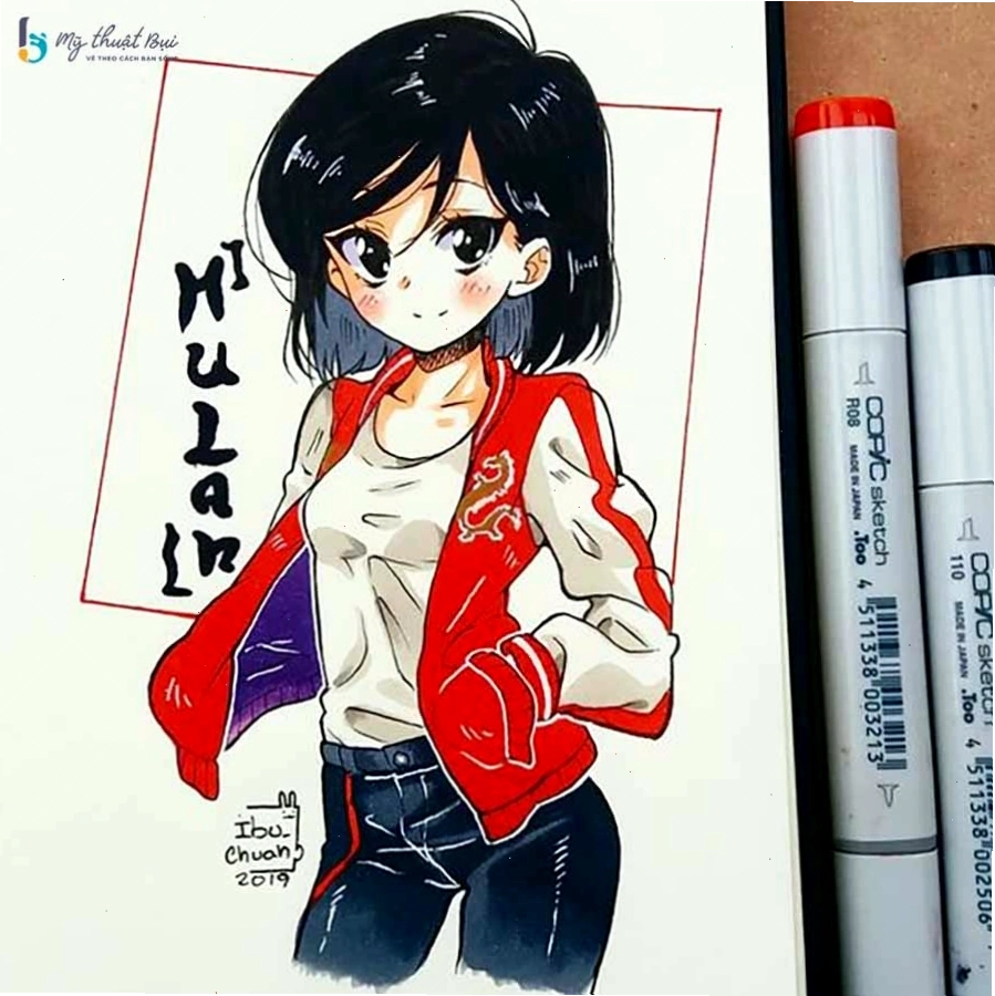 Tổng hợp các dáng vẽ anime nữ phổ biến và dễ thương