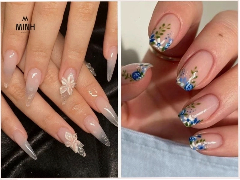 Top 50+ mẫu nail vẽ hoa đơn giản, cực sang không thể bỏ lỡ trong năm nay