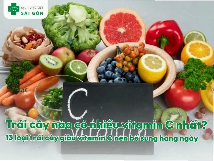 Trái cây giàu vitamin C tốt cho mắt