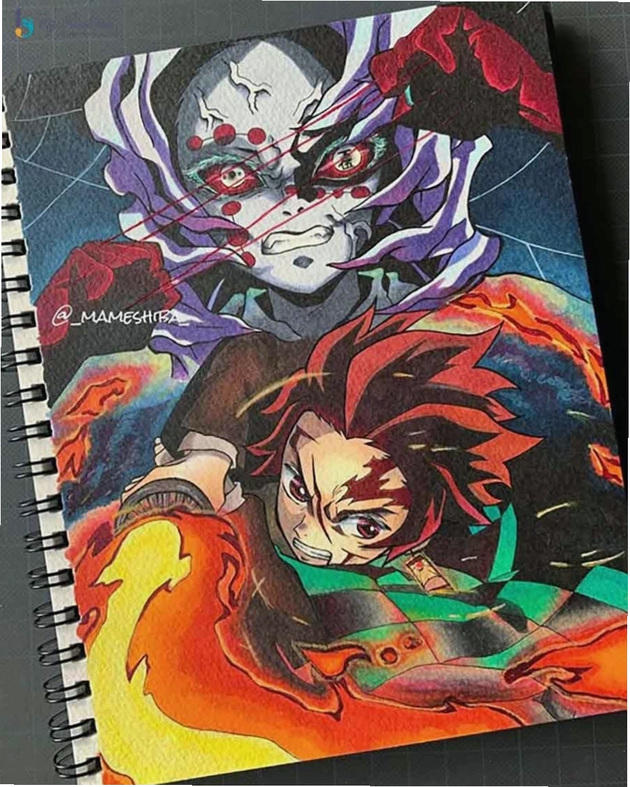 Tranh vẽ anime nam thể hiện sự mạnh mẽ và quyết đoán