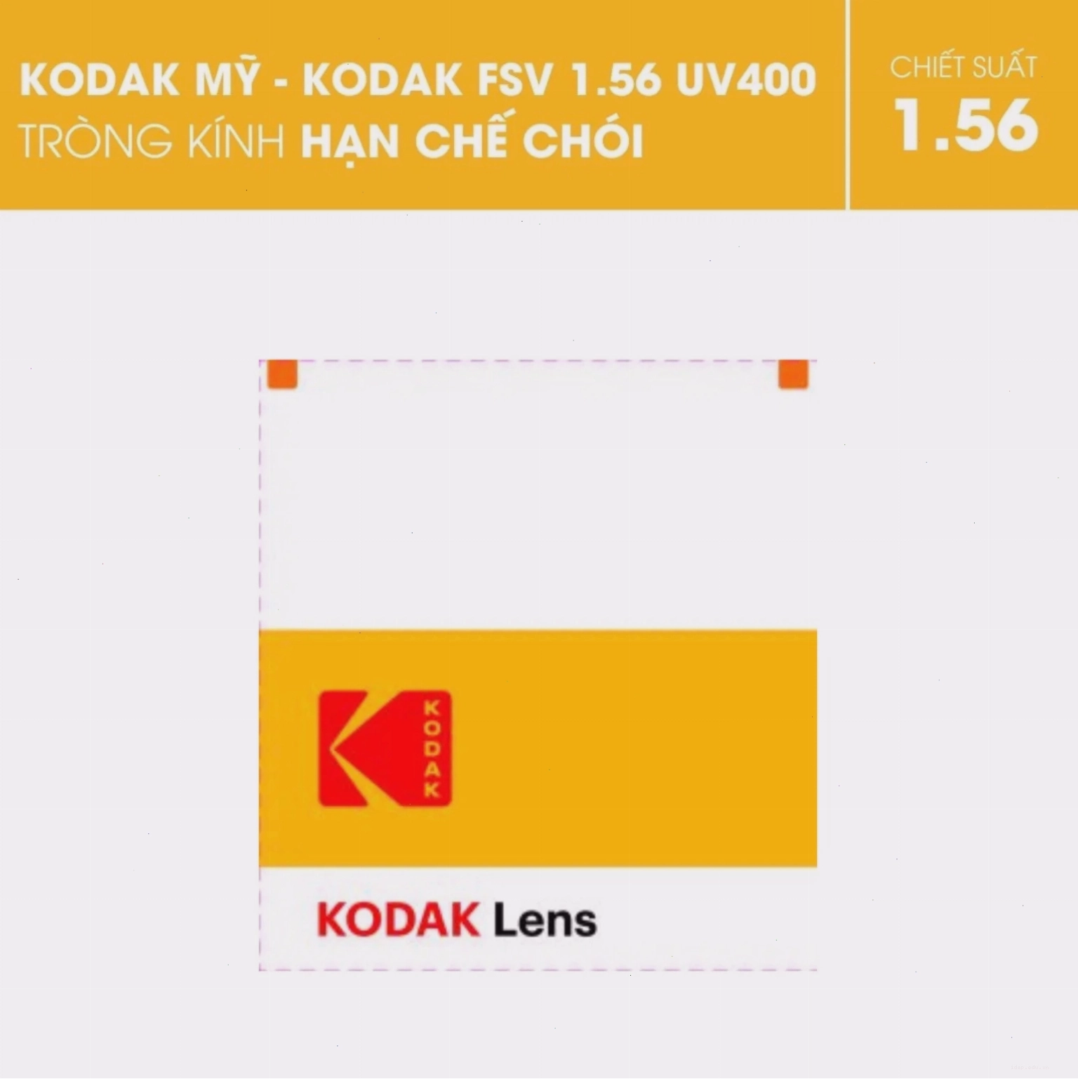 Tròng kính Kodak FSV UV400