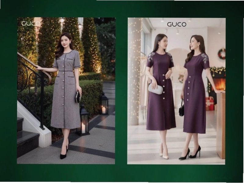 Váy chữ A liền thân đẹp nhất cho nữ giới