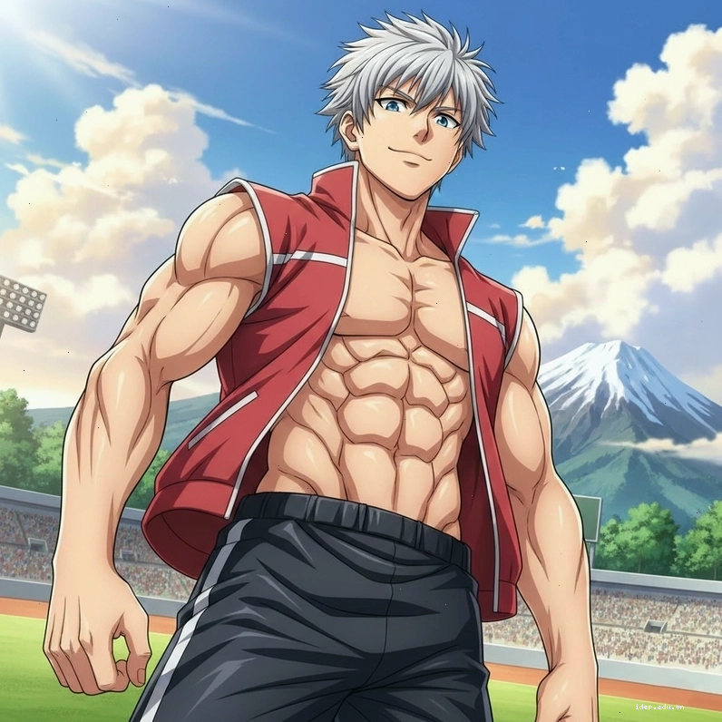 Vẽ anime nam 6 múi đầy sức hút với trang phục bó sát