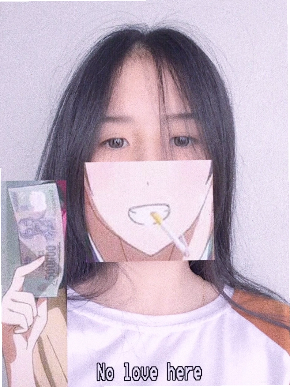 Ví dụ về miệng anime với nhiều trạng thái cảm xúc