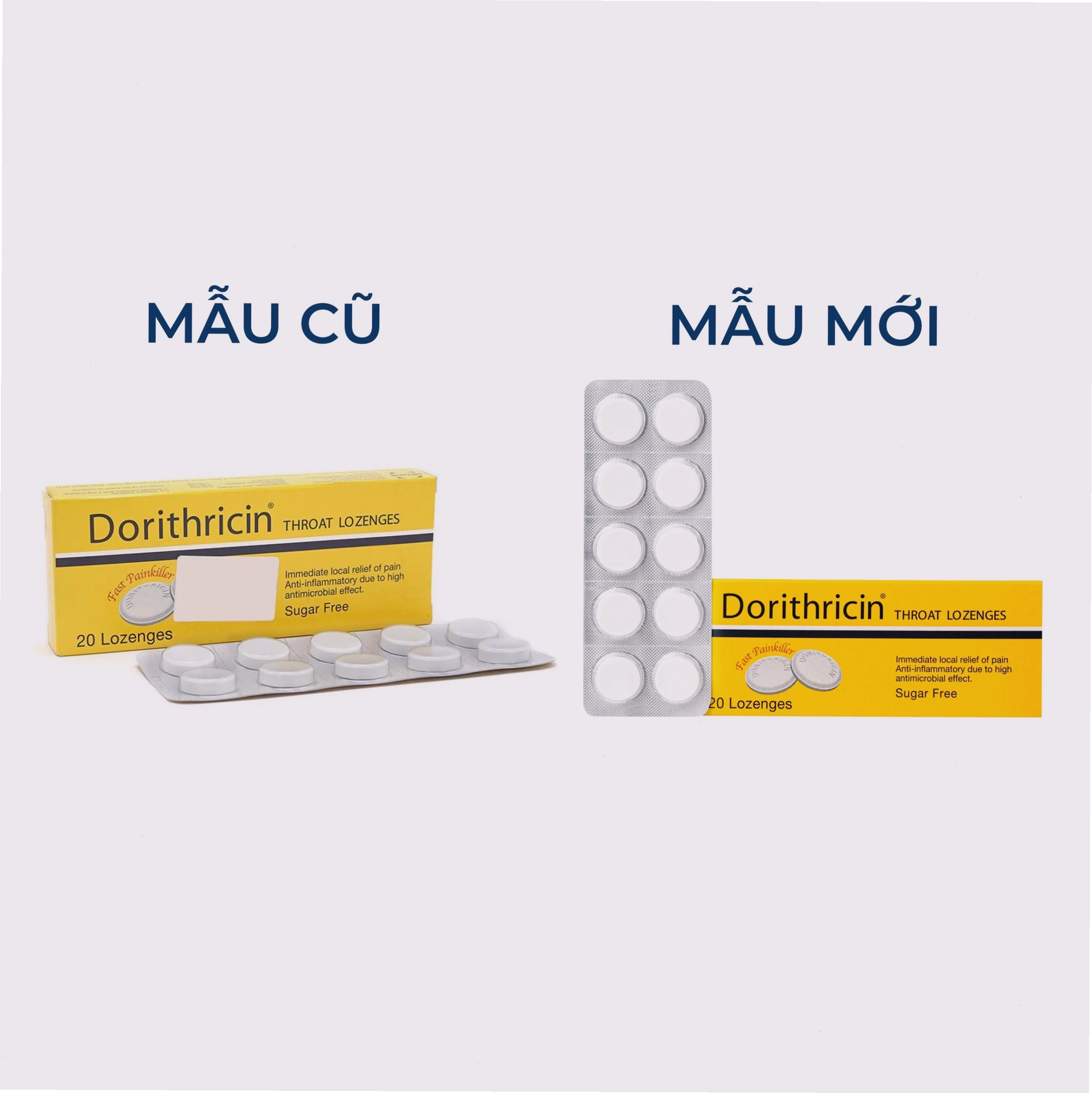 Viên ngậm Dorithricin hỗ trợ điều trị triệu chứng nhiễm khuẩn miệng, họng