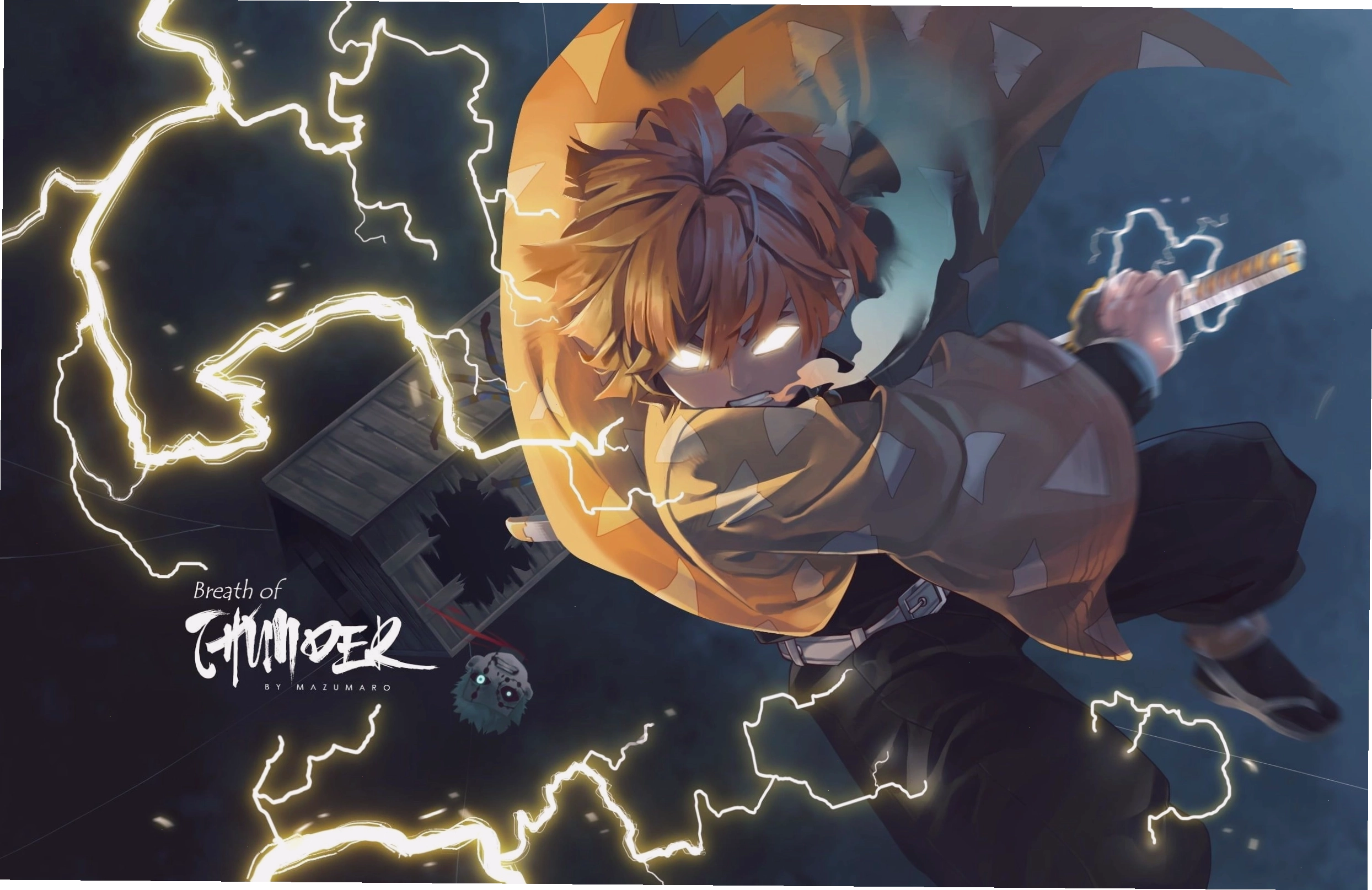 Zenitsu Agatsuma trong Kimetsu no Yaiba