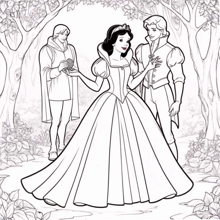 Nhân vật Cinderella chibi với đôi hài thủy tinh lấp lánh trên tay