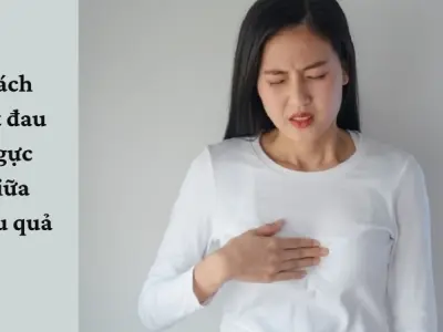 Cách hết đau ngực giữa theo phương pháp tự nhiên an toàn