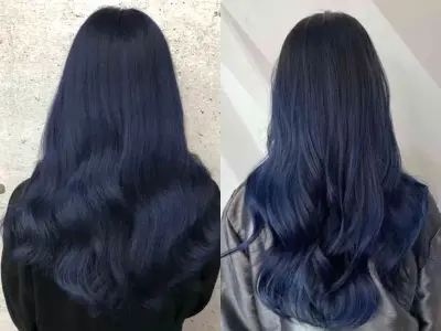 Khám phá tóc nhuộm màu xanh đen đầy cuốn hút và lạ mắt