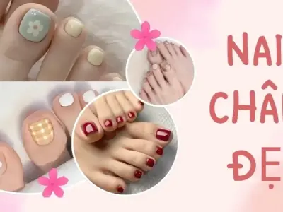 Top mẫu nail chân đẹp giúp đôi chân bạn thêm quyến rũ