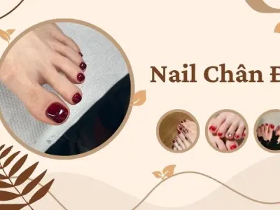 Nail chân đỏ hot nhất mùa hè giúp tôn dáng và tôn da